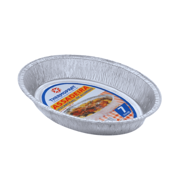 Assadeira de Alumínio Oval 4 Litros Thermoprat