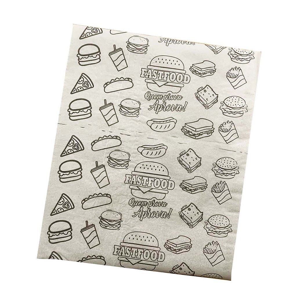 Papel Acoplado para Hamburguer - WHITE - 500 unidades, Embalagens para  Delivery e Fast-Food