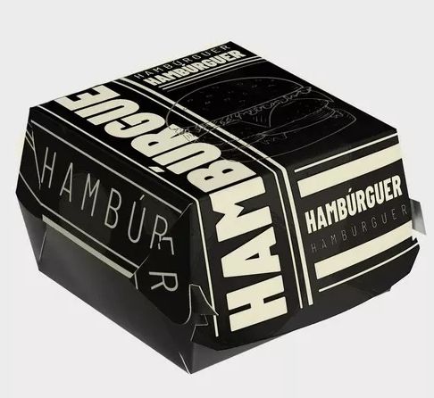 Embalagem caixa para Hamburguer Delivery Personalizada