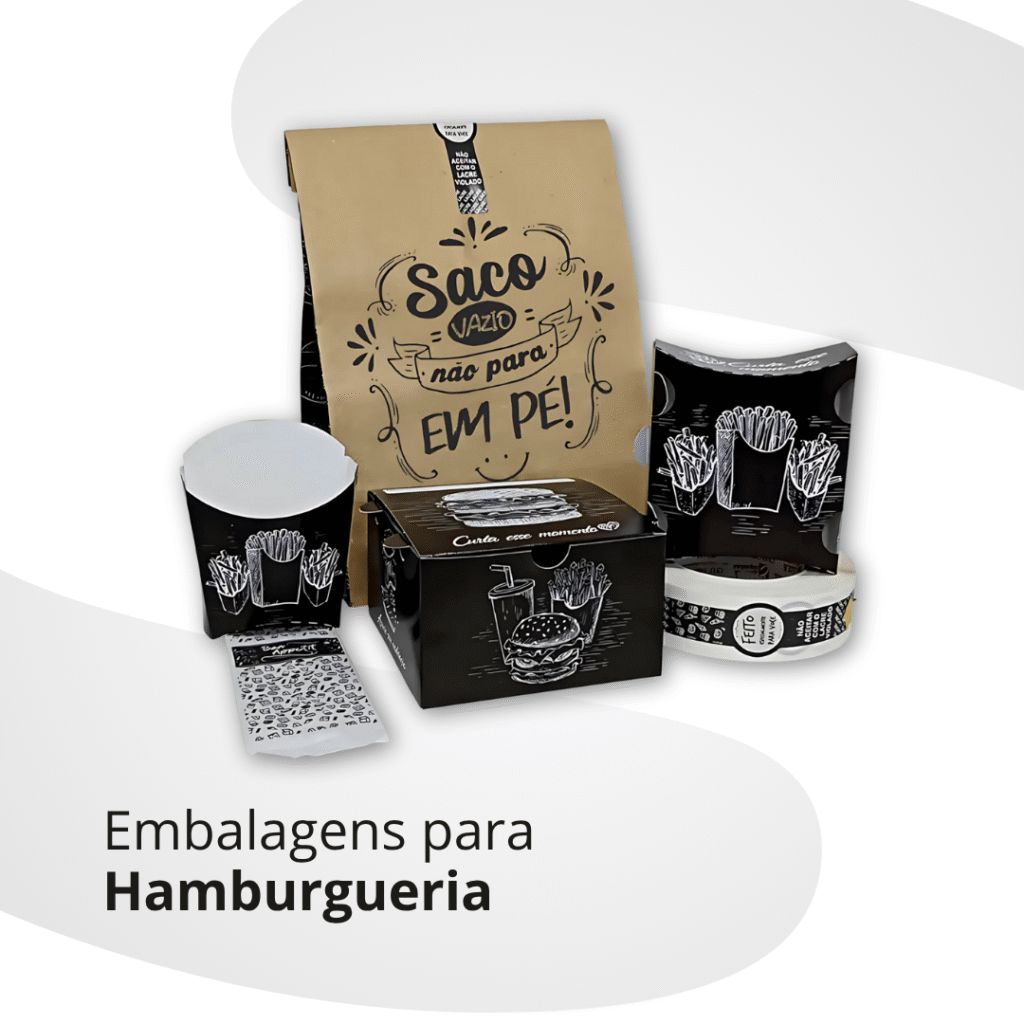Embalagens para Hamburgueria