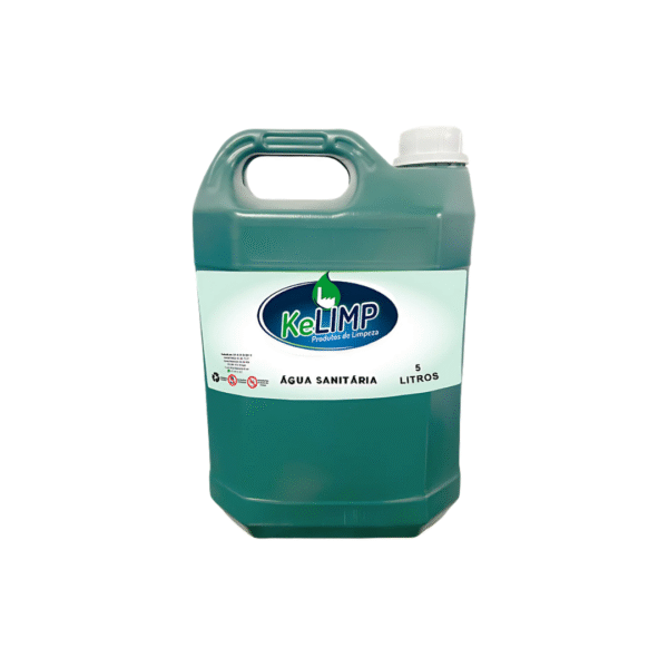 Água Sanitária 5L KeLIMP | Desinfetante Poderoso para Higienização