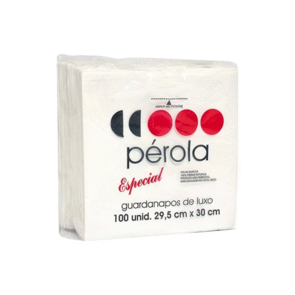 Guardanapo Perola 30x30cm C/100 Folhas